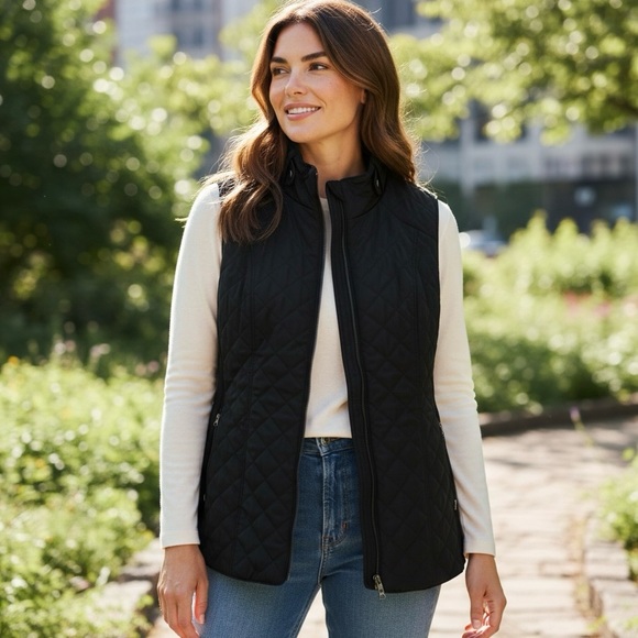 41 Hawthorn Jackets & Blazers - 41 Hawthorn Black Quilted Vest